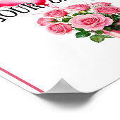 Een Valentijnsdag 'Schoenen Uit' Bord Poster (Hoek)