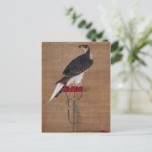 Een valk - Koreaanse scrol van de 16e eeuw Briefkaart (Staand voorkant)