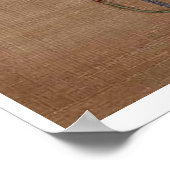 Een valk - Koreaanse scrol van de 16e eeuw Poster (Hoek)