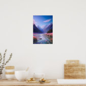 Een vallei van schoonheid en vrede poster (Keuken)