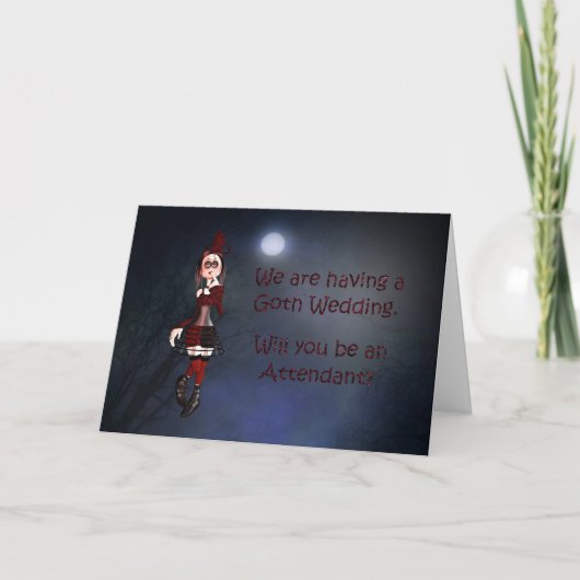 Een Vampire-kaart voor een begeleidend verzoek (Voorkant)