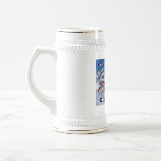 Een van de 10e muurdivisies bierpul (Links)