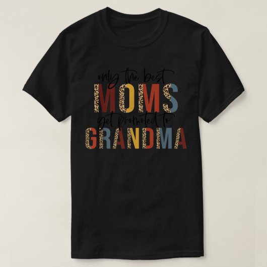 Een van de beste moeders die naar grootmoeders wor t-shirt (Design voorkant)