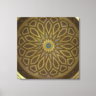 Een van de cabriolet koepels op de Haram in Medin Canvas Afdruk