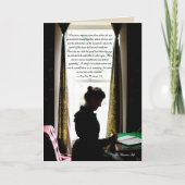 Een van de den-Victoriaans citaat van een vrouw Kaart (Voorkant)