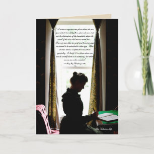 Een van de den-Victoriaans citaat van een vrouw Kaart