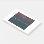 Een van de douane post-it® notes (Schuin)