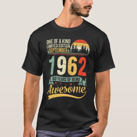 Eén van de edities van Kind Ltd, sep. 1962, 60 jaa T-shirt (Voorkant)