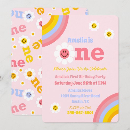 Een van de eerste verjaardag van de zeemijlmakreel kaart (Voorkant / Achterkant)