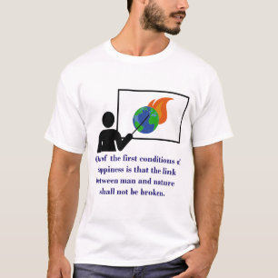 Een van de eerste voorwaarden - Citaat klimaatvera T-shirt