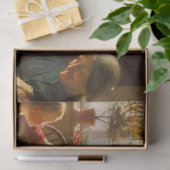 Een van de familie (Ezel wordt gevoerd) Tissuepapier (Geschenk)