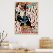 Een van de Finest. Kauwtabak en roken. Poster (Keuken)