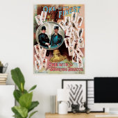 Een van de Finest. Kauwtabak en roken. Poster (Thuiskantoor)