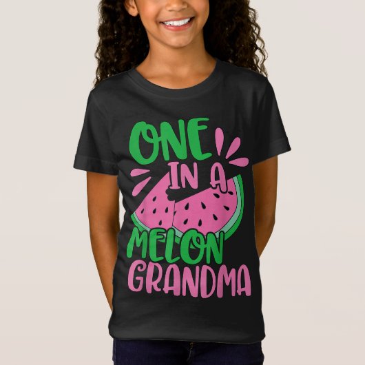 Een van de grootmoeders van de Melon Grandma Water T-shirt (Voorkant)