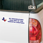 ÉÉN VAN DE IMMORTALE ACHTER BUMPERSTICKER (Op Truck)