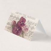 Een van de Kaarten van de Pansies (Voorkant)