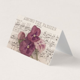 Een van de Kaarten van de Pansies