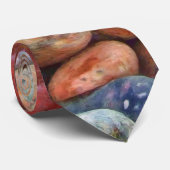 Een van de Kind Pebble Stone Necktie Stropdas (Opgerold)