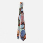 Een van de Kind Pebble Stone Necktie Stropdas (Achterkant)