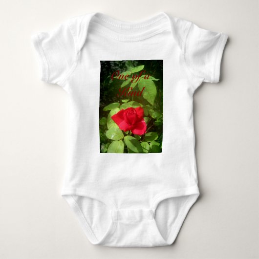 Een van de Kind Red Rose Romper (Voorkant)