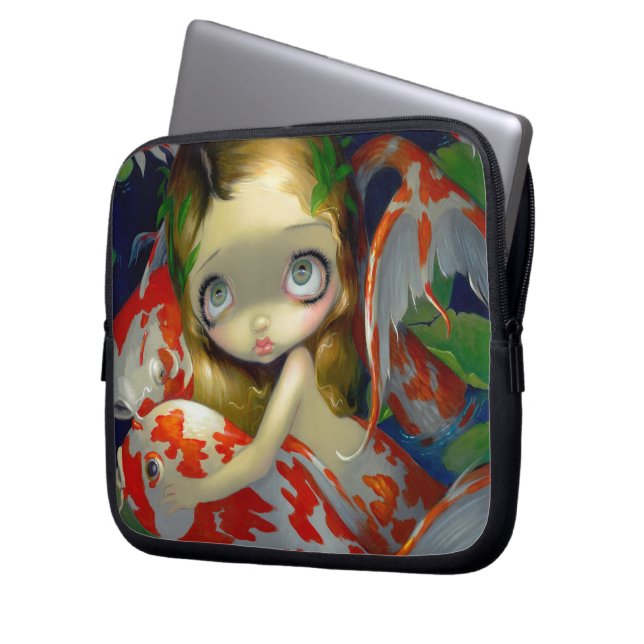 "Een van de Koi" elektronicazak Laptop Sleeve (Voorkant Links)