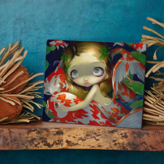 "Een van de Koi-vlakte" Fotoplaat (Zijkant)