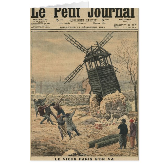 Een van de laatste windmolens verwijderen (Voorkant)