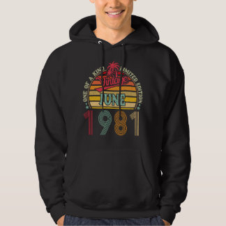 Een van de meest  edities van juni 1981 hoodie
