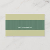 Eén van de meest eenvoudige vormen van het klassie visitekaartje (Achterkant)