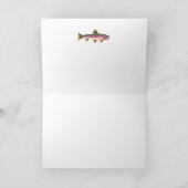 Een van de meest gevechtsforel met kerstmis feestdagen kaart (Binnen)