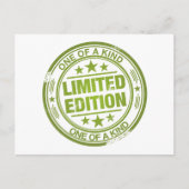 Een van de soorten - groene rubberstempels - briefkaart (Voorkant)