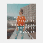 >-> Eén van de soorten >-> Knieldraad Fleece Deken (Voorkant)