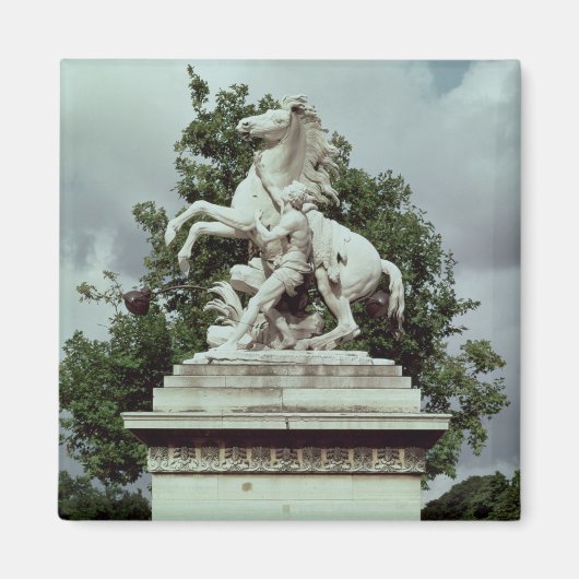 Een van de twee "Marly Horses", 1739-45 Magneet (Voorkant)