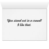 Een van de vele Jellybeans Kaart (Binnen Horizontaal (Onder))