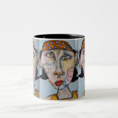 Een van de vele Petten Tweekleurige Koffiemok (Center)