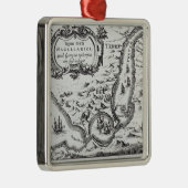 Een van de vroegste kaarten van de Magellan Metalen Ornament (Rechts)