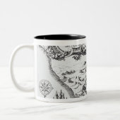 Een van de vroegste kaarten van de Magellan Tweekleurige Koffiemok (Links)