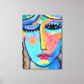 Een van die dagen Abstract digitaal schilderen Canvas Afdruk (Voorkant)