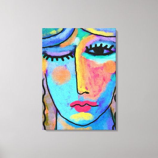 Een van die dagen Abstract digitaal schilderen Canvas Afdruk (Voorkant)