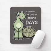 Een van die dagen - Cute Tortoise Mousepad Muismat (Met muis)
