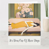 Een van die dagen - een grote kaart (Voorkant)