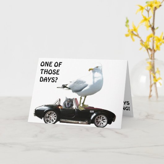Een van die dagen? kaart (Gele Bloem)