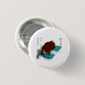 Een van die dagen... lui ronde button 3,2 cm (Voorkant /achterkant)