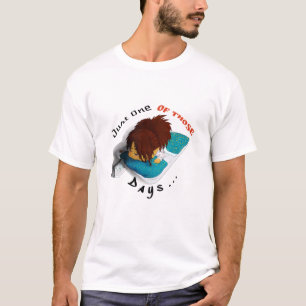Een van die dagen... slaapkop t-shirt