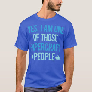 Een van die papieren vloten voor de papierindustri t-shirt