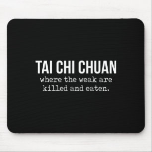 Een Van Die Tai Chi Chuan Mensen Chinese Vechtkuns Muismat