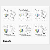 Eén van een Sind Sheep Sticker (Vel)