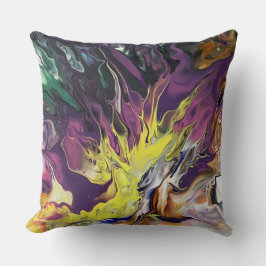 Een van een soort artistiek Abstract Sierkussen