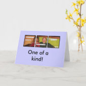 Één van een soort! kaart (Gele Bloem)