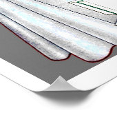 ÉÉN-VAN-EEN-SOORT  KARTDECO POSTER (Hoek)